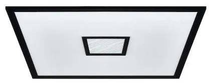 Eglo Bordonara Μοντέρνα Μεταλλική Πλαφονιέρα Οροφής με Ενσωματωμένο LED σε Μαύρο χρώμα 59.5cm 900572