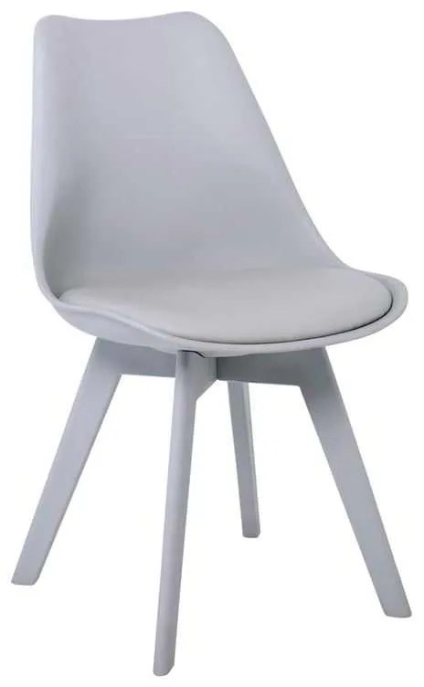 Καρέκλα Martin II PP Γκρι Συσκ.2τμχ (Ποδί PP) 49x56x83cm