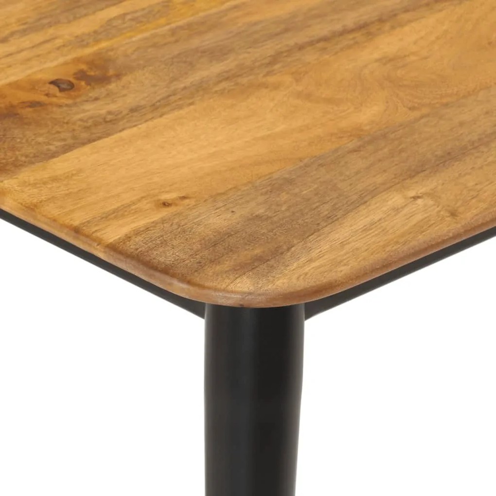 vidaXL Τραπεζάκι Σαλονιού 110 x 50 x 40 εκ. Μασίφ Ξύλο Μάνγκο &amp; Σίδερο