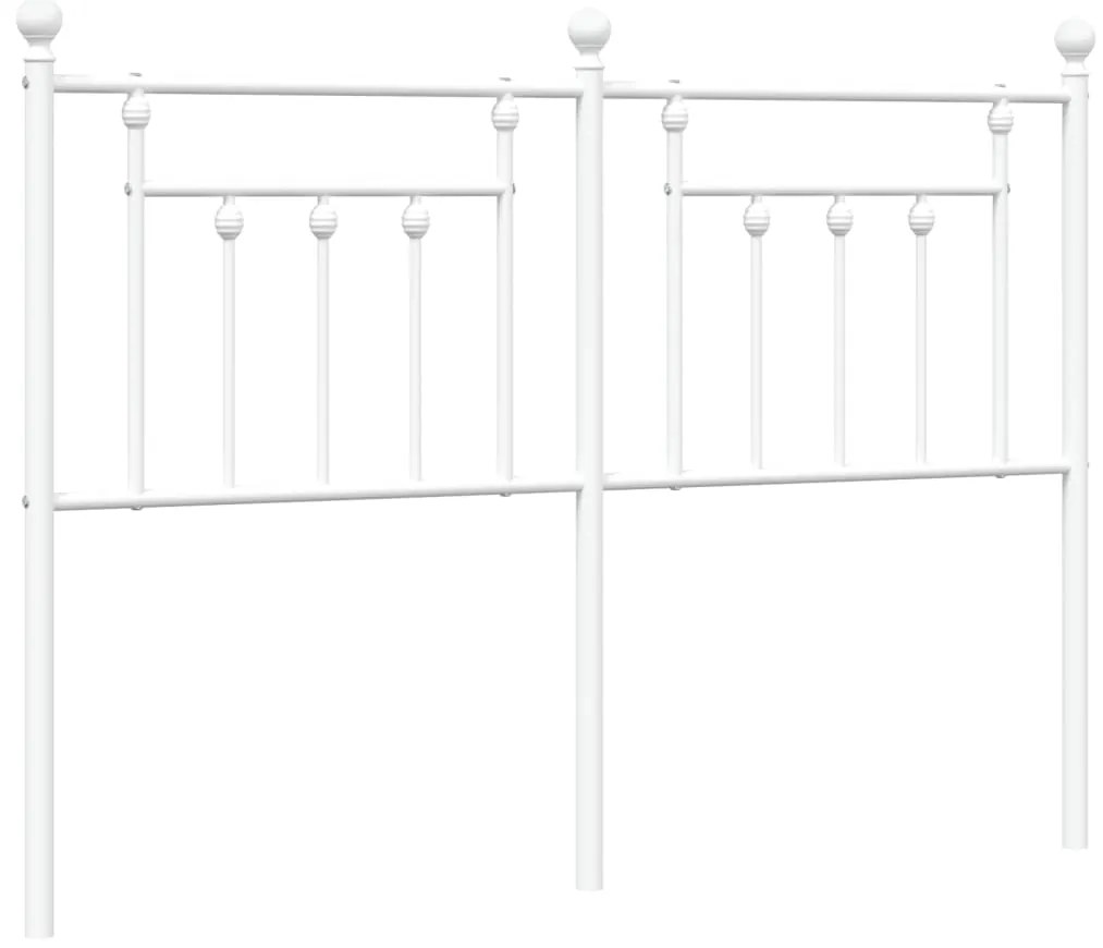 vidaXL Κεφαλάρι Λευκό 140 εκ. Μεταλλικό