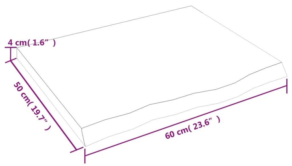 ΡΑΦΙ ΤΟΙΧΟΥ ΑΝΟΙΧΤΟ ΚΑΦΕ 60X50X4 ΕΚ. ΕΠΕΞΕΡΓ. ΜΑΣΙΦ ΞΥΛΟ ΔΡΥΟΣ 363651