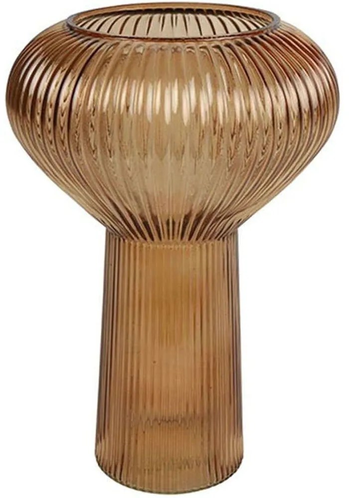 Βάζο Vitalia 013.797399 20x29cm Brown Glass