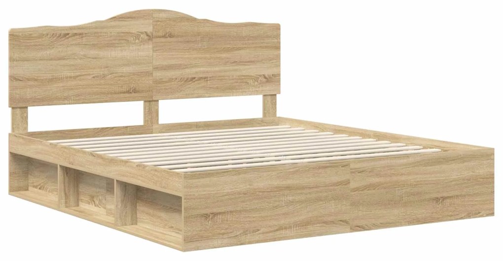 vidaXL Σκελετός Κρεβατιού Σονόμα 180 x 200 cm Στερεά ξυλεία πεύκου