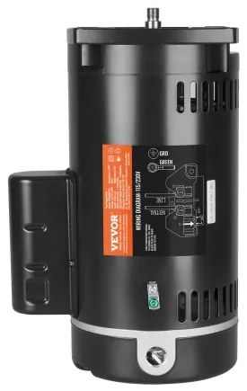 VEVOR 1HP Pool Pump Motor 115/230V 9/4.5 Amps 56Y 3450RPM 90μF/250V Capacitor