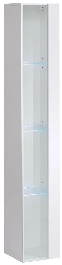 Swap Κρεμαστή Βιτρίνα Λευκή 180x30x30