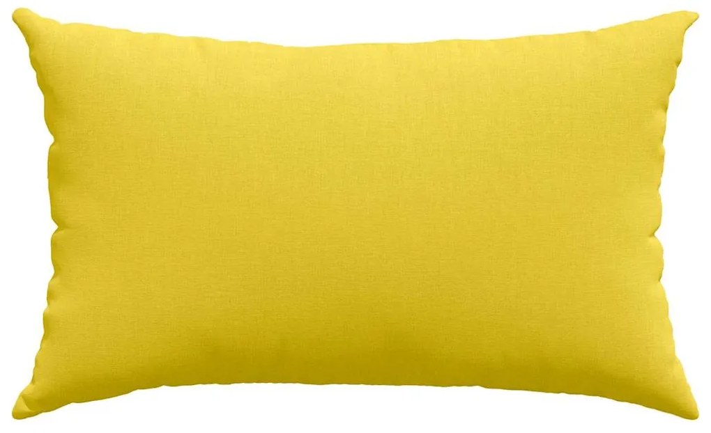 vidaXL Μαξιλάρι Καναπέ 2 pcs Απαλό Κίτρινο 50 x 30 cm ύφασμα