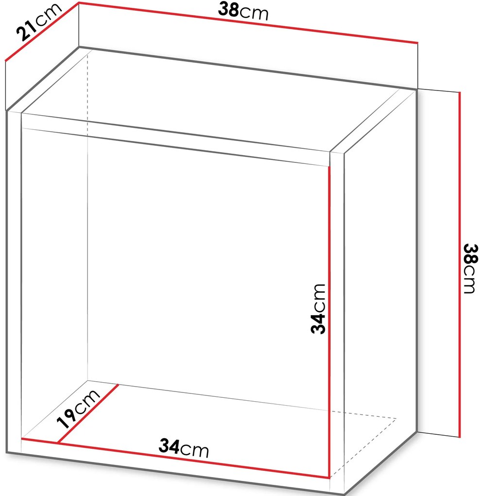 Κρεμαστό ράφι Melo Cube-Fustiki