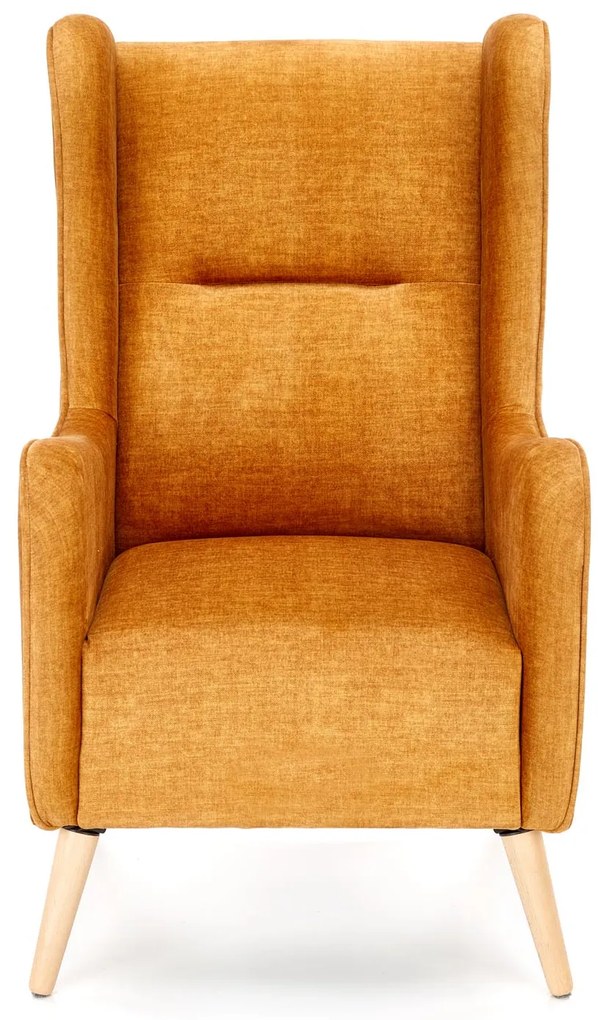 CHESTER leisure chair, color: honey (fabric 9. Amber) DIOMMI V-PL-CHESTER_2-FOT-MIODOWY