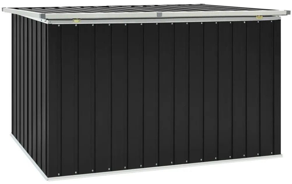 vidaXL Μπαούλο Αποθήκευσης Κήπου Ανθρακί 171 x 99 x 93 εκ.