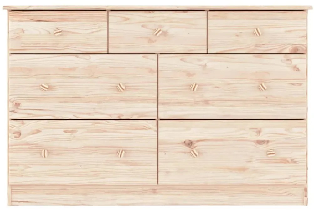 vidaXL Συρταριέρα ALTA 112 x 35 x 73 εκ. από Μασίφ Ξύλο Πεύκου