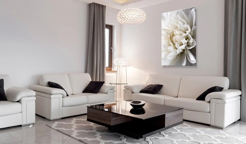 Πίνακας - White Dahlia 40x60