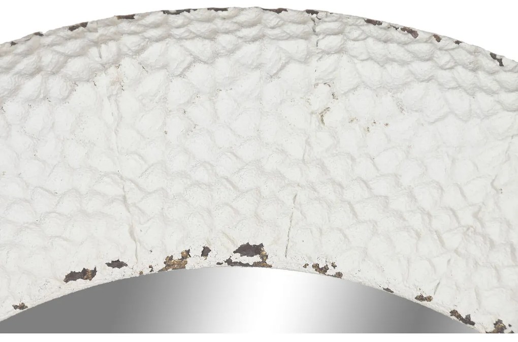 Τοίχο καθρέφτη Home ESPRIT Λευκό 84 X 6 X 84 CM