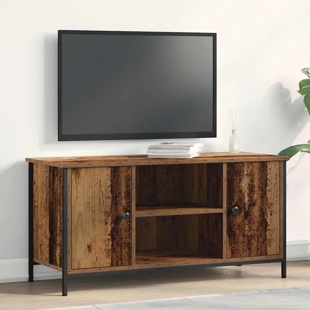 vidaXL Ντουλάπι TV Παλαιό ξύλο 100 x 40 x 50 cm Επεξεργασμένο ξύλο