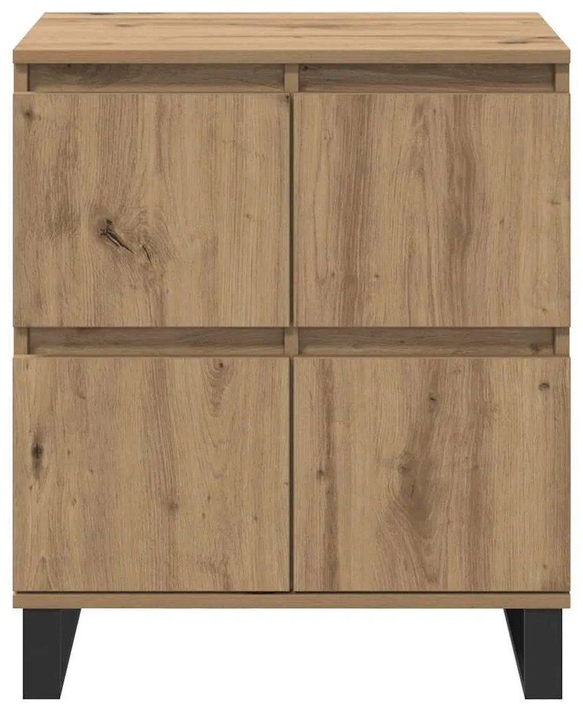 vidaXL Πλαϊνό γραφείο Καφέ 60 x 35 x 70 cm Επεξεργασμένο ξύλο
