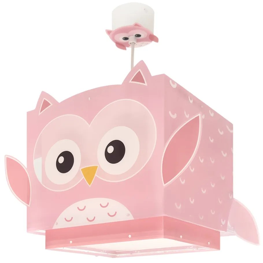 Little Pink Owl παιδικό φωτιστικό οροφής (64482) Ango