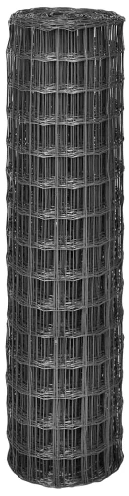 vidaXL Συρματόπλεγμα Γκρι 10 x 1,5 μ. Ατσάλινο