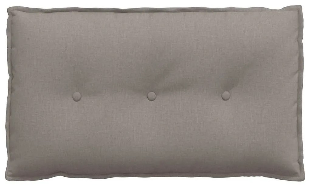 vidaXL Μαξιλάρι Πλάτης Taupe 80 x 19 x 50 εκ ύφασμα
