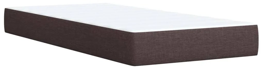 ΚΡΕΒΑΤΙ BOXSPRING ΜΕ ΣΤΡΩΜΑ ΣΚΟΥΡΟ ΚΑΦΕ 80X200 ΕΚ. ΥΦΑΣΜΑΤΙΝΟ 3289600