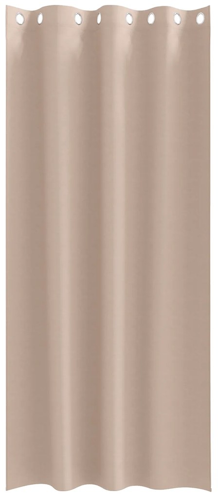 vidaXL Κουρτίνες με κουρτίνες 2 pcs Taupe 225 x 140 εκ. Πολυεστέρας