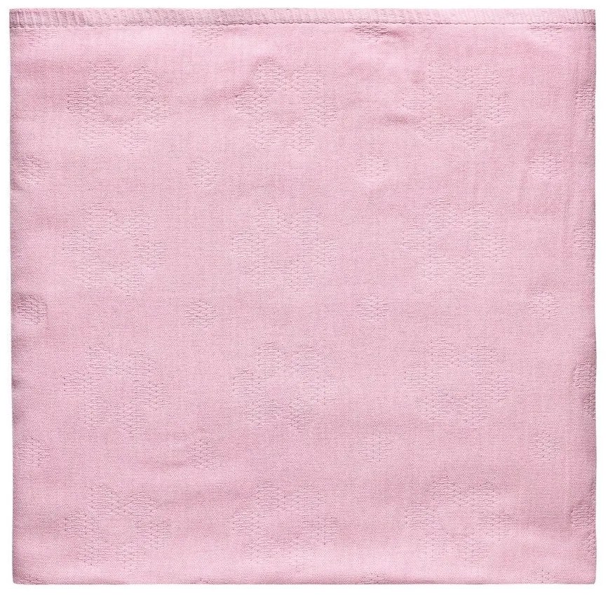 Κουβέρτα Βρεφική Trixie Ματλασέ Pink Kentia Κούνιας 100% Cotton
