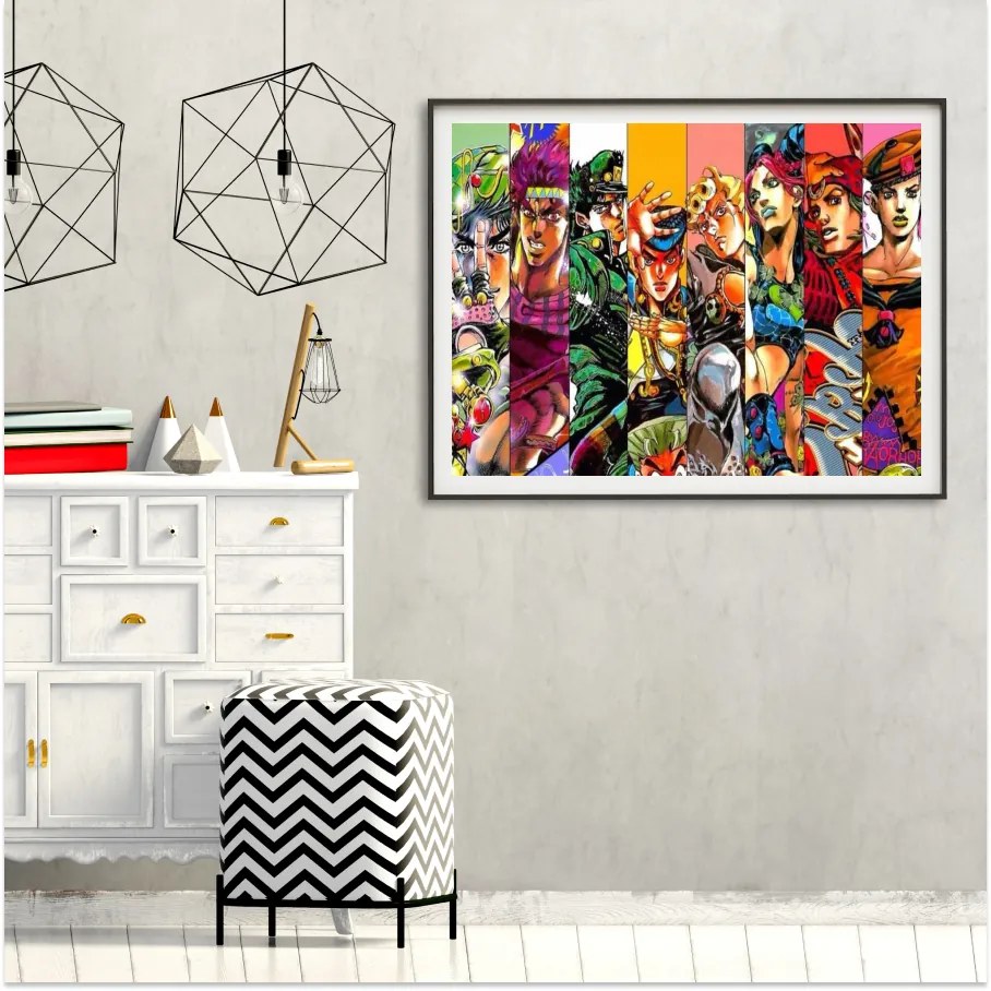 Πόστερ &amp; Κάδρο Jojos Bizarre Adventure AN109 21x30cm Εκτύπωση Πόστερ (χωρίς κάδρο)