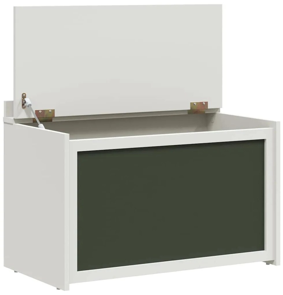 vidaXL Κουτί Παιχνιδιών Λευκό 73 x 33 x 55 εκ. Επεξεργασμένο ξύλο