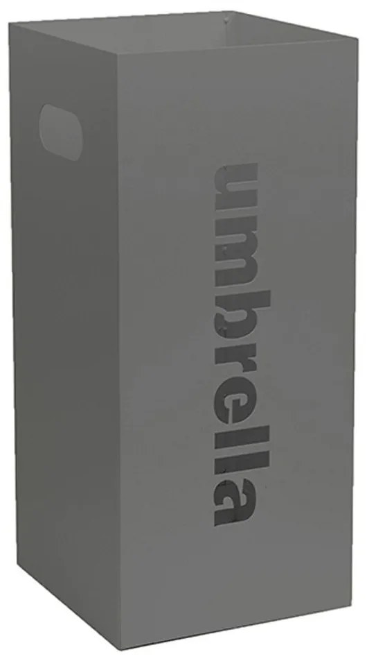 Ομπρελοθήκη Τετράγωνη 24-163 22x22x50cm Matte Grey Pam&amp;Co Stainless Steel