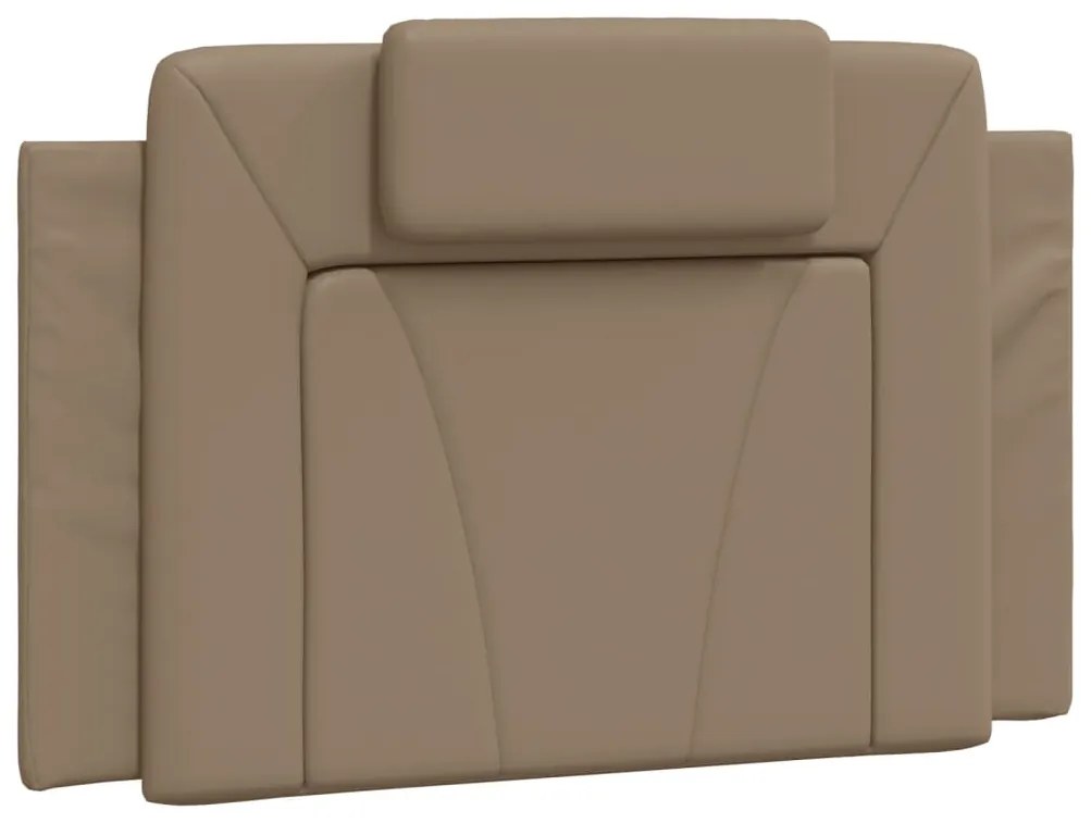 vidaXL Μαξιλάρι για Κεφαλάρι Viana Καπουτσίνο 80 εκ. από Συνθετικό Δέρμα