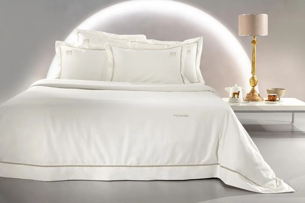 ΣΕΤ KING SIZE ΠΑΠΛΩΜΑΤΟΘΗΚΗΣ 240x250cm 3 ΤΕΜ. GUY LAROCHE - BLEND ECRU/ IVORY