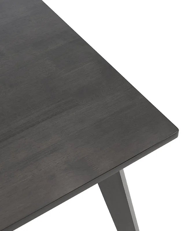 Τραπέζι Benson pakoworld MDF με καπλαμά χρώμα rustic grey 150x90x75εκ (1 τεμάχια)