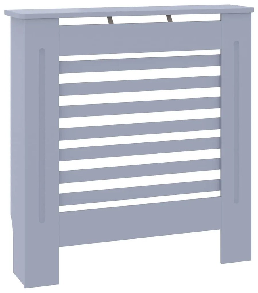 vidaXL Κάλυμμα Καλοριφέρ Γκρι 78 εκ. από MDF