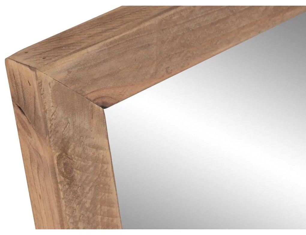 Τοίχο καθρέφτη Home ESPRIT Φυσικό Alpino 100 X 4 X 60 CM