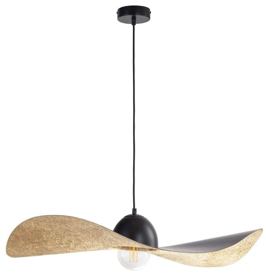 Φωτιστικό Οροφής Kapello L 32340 Φ76x12,5/80cm 1xE27 60W Gold-Black Sigma Lighting