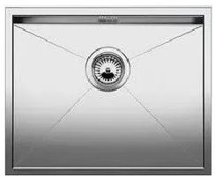 Blanco Zerox 500-U Inox Λείος Νεροχύτης Υποκαθήμενος με 1 Γούρνα 54x44 cm 521589