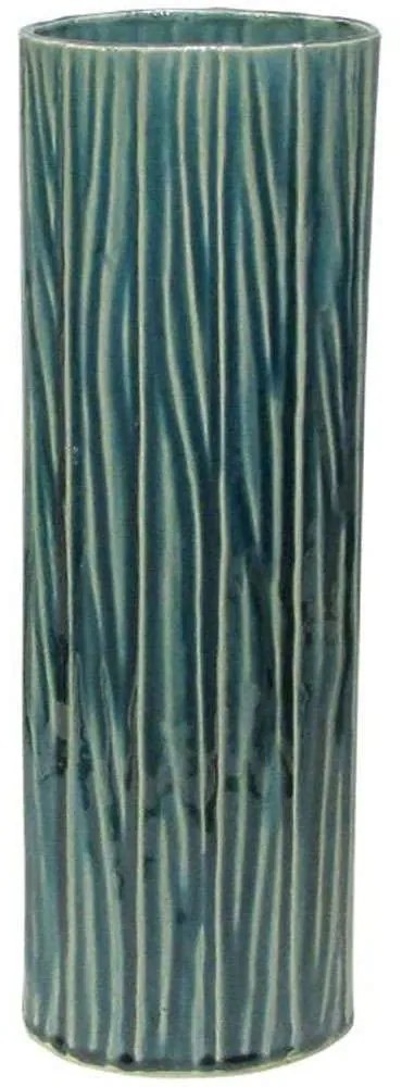 Διακοσμητικό Βάζο 003-123-038 14,4x10x45cm Green Ceramic