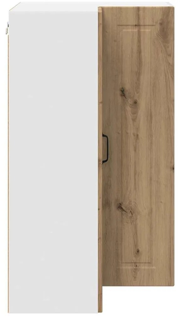 vidaXL Κρεμαστό ντουλάπι κουζίνας Artisan Oak 57 x 57 x 100 εκ.