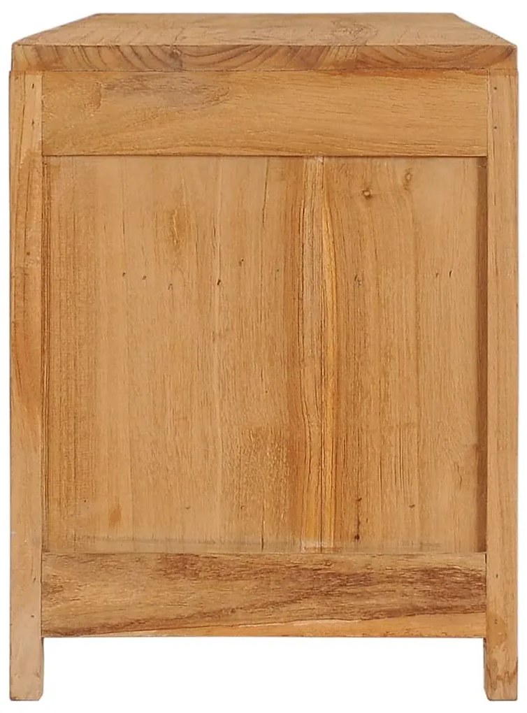 Έπιπλο Τηλεόρασης 120 x 30 x 40 εκ. από Μασίφ Ξύλο Teak - Καφέ