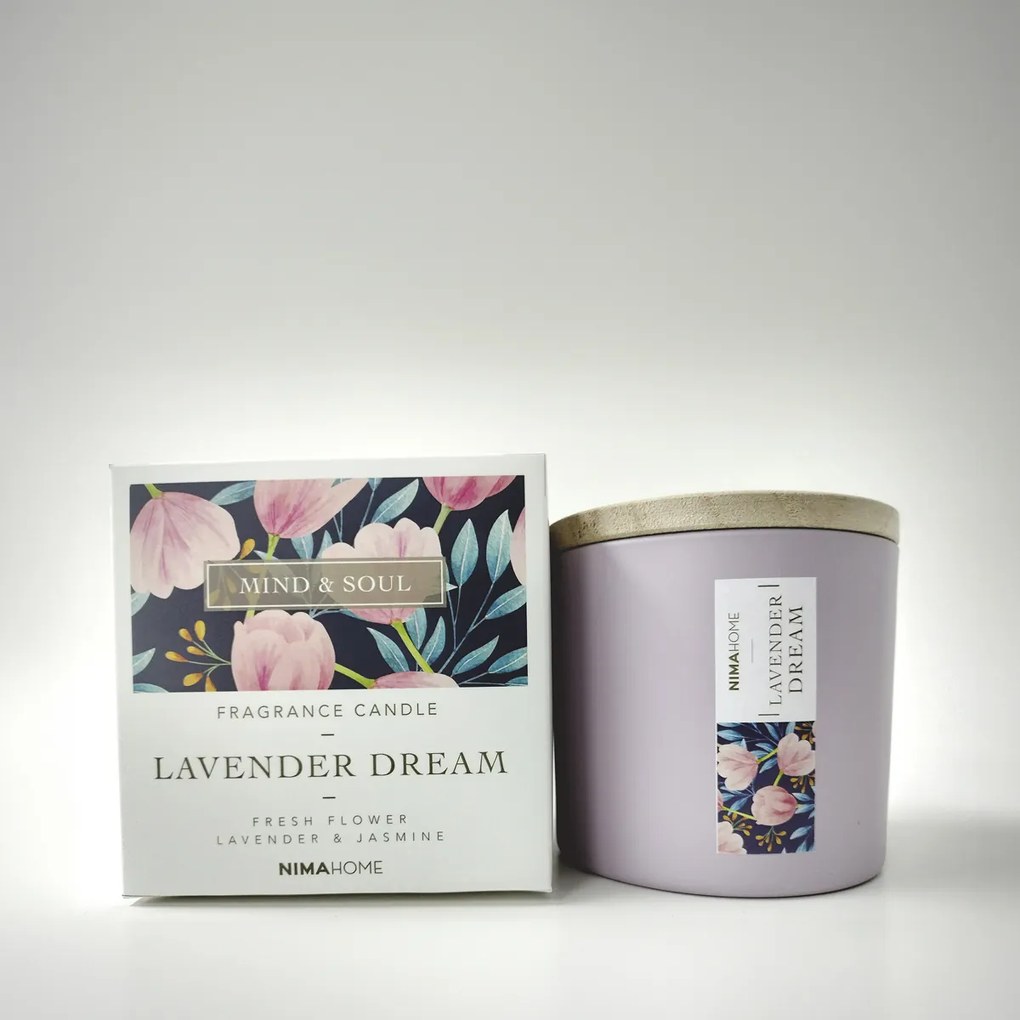 Κερί Αρωματικό 250gr Nima Aroma Lavender Dream