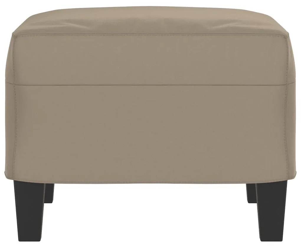 Υποπόδιο Taupe 60 x 50 x 41 εκ. από Ύφασμα Μικροϊνών 349341