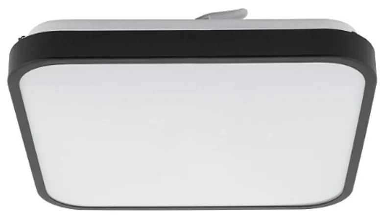 Φωτιστικό Οροφής - Πλαφονιέρα Agnes 10983 33,5x33,5x5cm Led 16W 3000K Black Nowodvorski