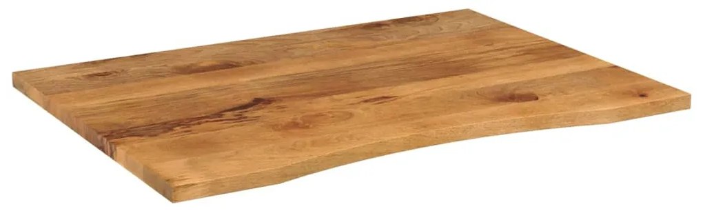 vidaXL Επιφάνεια Γραφείου Καμπύλη 110x80x2,5 εκ Μασίφ Ακατ. Μάνγκο