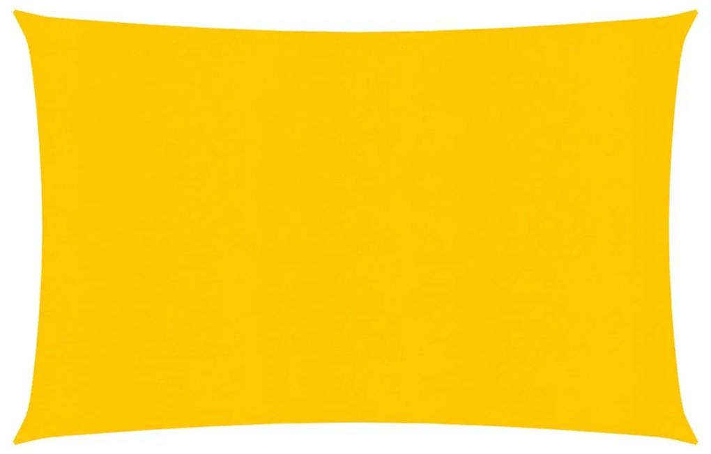 vidaXL Πανί Σκίασης Κίτρινο 2,5 x 3,5 μ. 160 γρ./μ² από HDPE