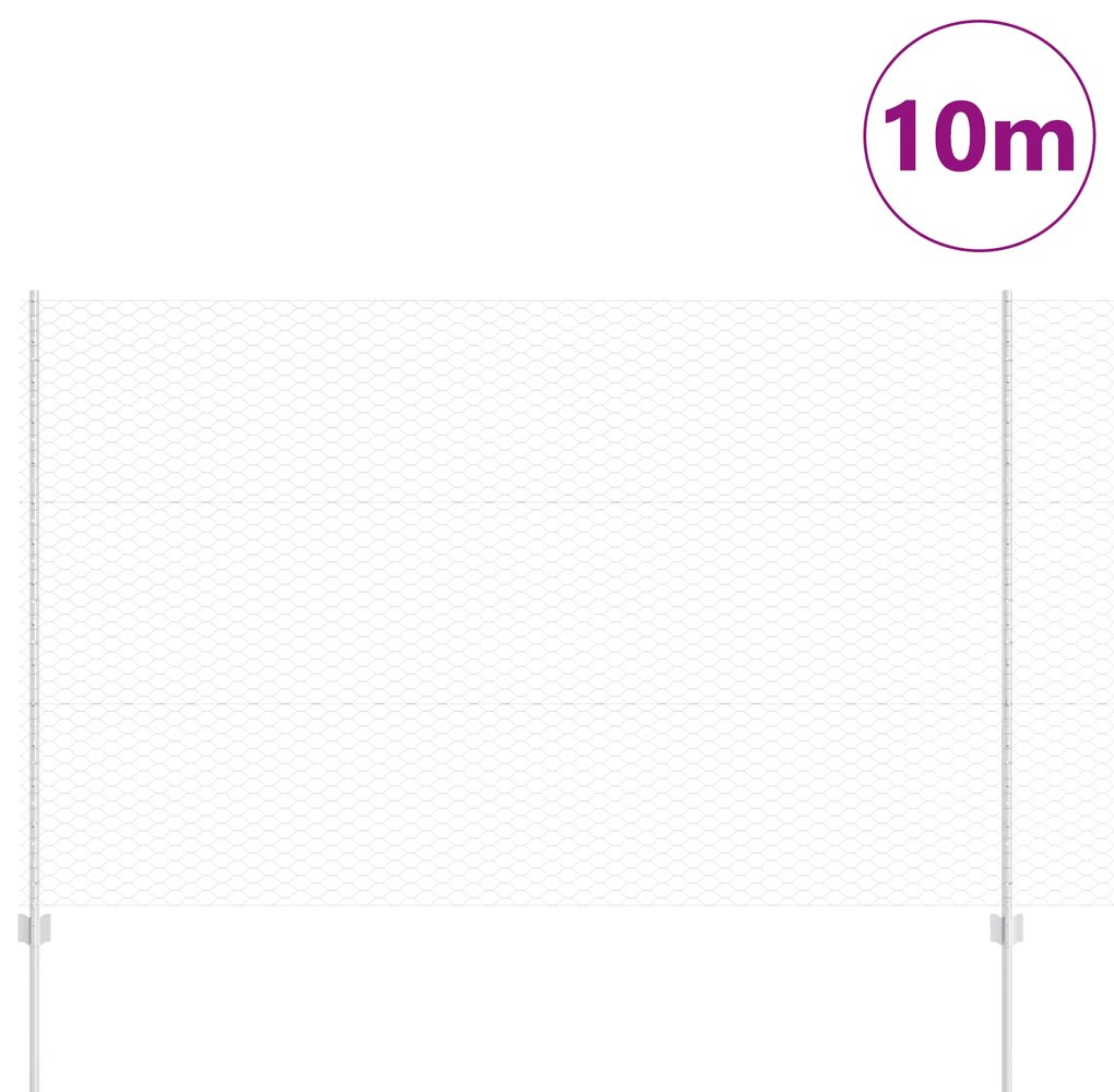 vidaXL Πό Posts  10 τμχ U-Channel 150 εκ Γαλβανισμένος Χάλυβας