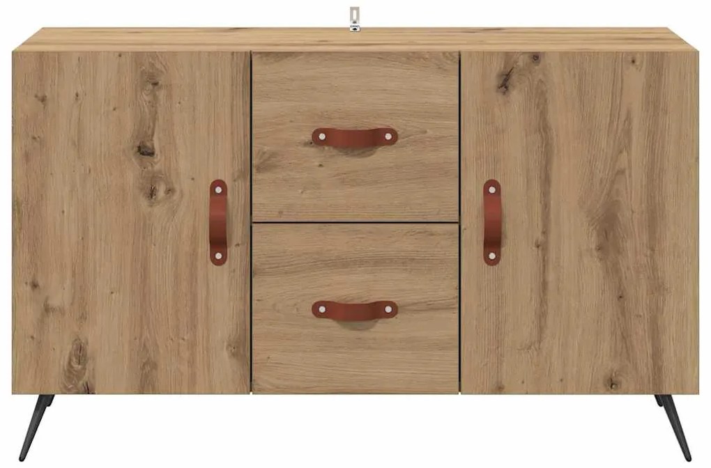 vidaXL Πλαϊνό γραφείο Artisan Oak 100 x 36 x 60 εκ. Επεξεργασμένο ξύλο
