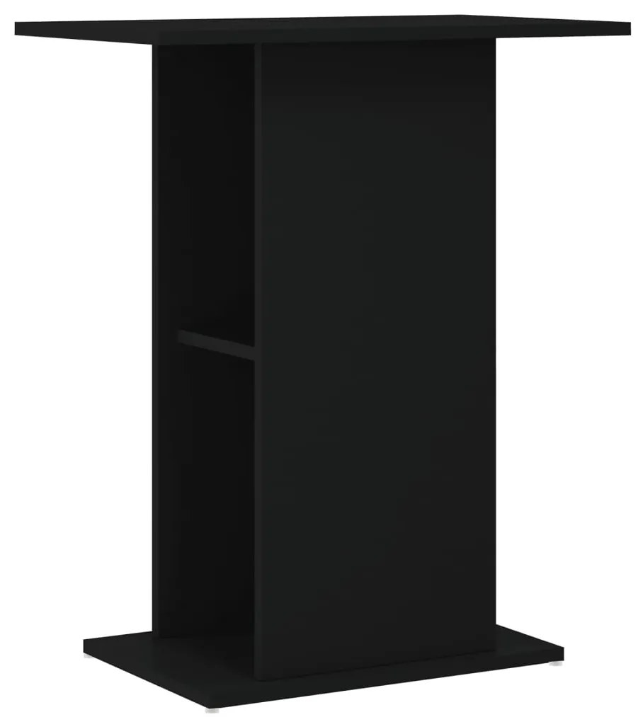vidaXL Βάση Ενυδρείου Μαύρη 60,5x36x72,5 εκ. από Επεξεργασμένο Ξύλο