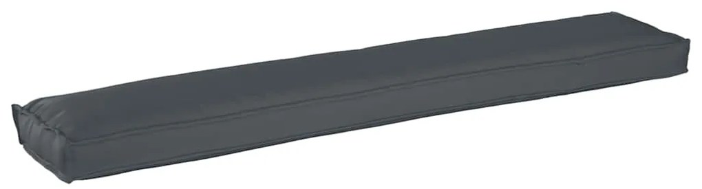 vidaXL Μαξιλάρι Παλέτας Ανθρακί για Παγκάκι 200x40x8 εκ. Ύφασμα Oxford