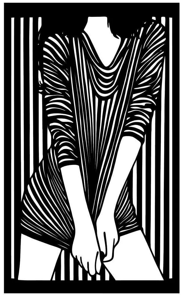 Διακοσμητικό Τοίχου Dancer 891TNL2049 39x67cm Black Wallity Μέταλλο