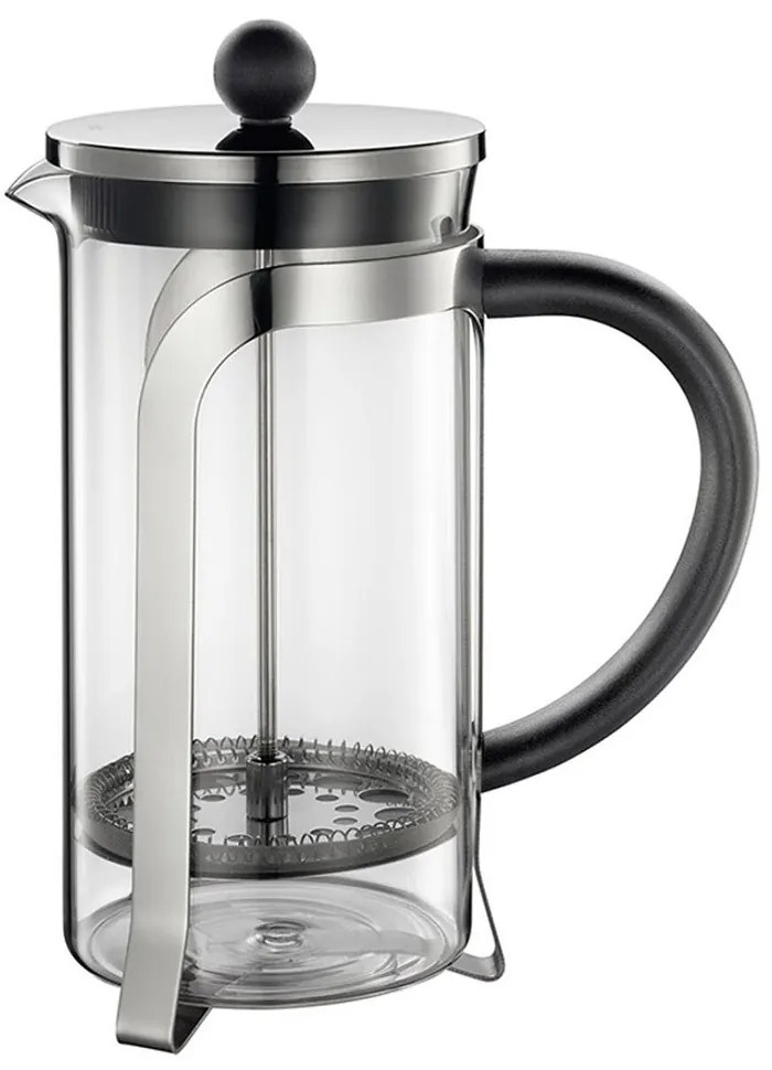 Καφετιέρα Γαλλικού Με Έμβολο Nadine 345919 22cm Inox-Clear Cilio Ατσάλι,Γυαλί