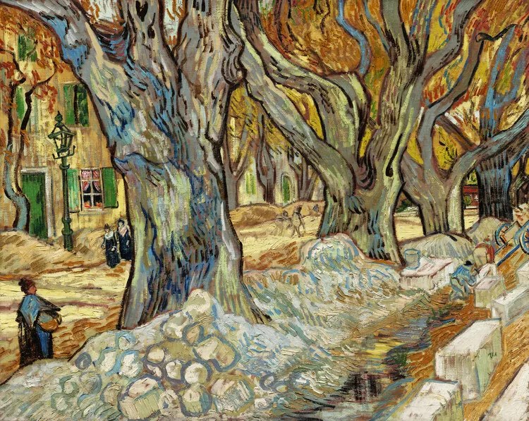 Αναπαραγωγή The Large Plane Trees, Vincent van Gogh