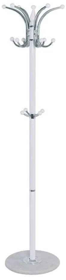 Καλόγερος Περιστρεφόμενος Patrick Ε725,1 37x175cm White Metal,Marble